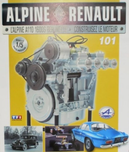 Kit non monté moteur alpine - monté,